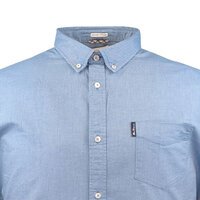 BEN SHERMAN - Signature Oxford Weave SS Shirt Airforce Blue