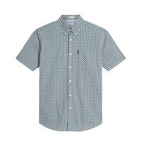 BEN SHERMAN - Signature House Check SS Shirt Blue