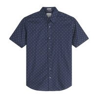 BEN SHERMAN - Stipple Print SS Shirt Navy