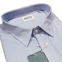 AERTEX - Classic Plain SS Shirt Mid Blue