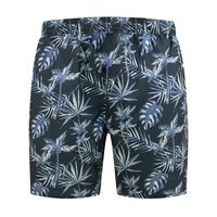 D555 - Hawaiian Print Togs navy