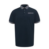 D555 - Ilkeston Contrast Collar with Pocket Navy