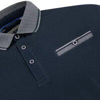 D555 - Ilkeston Contrast Collar with Pocket Navy