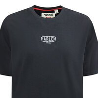 D555 - Portsmouth Textured Small Harlem Tee Black