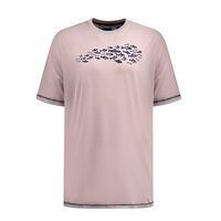 D555 - Bournemouth Fish Print Tee Dusty Pink