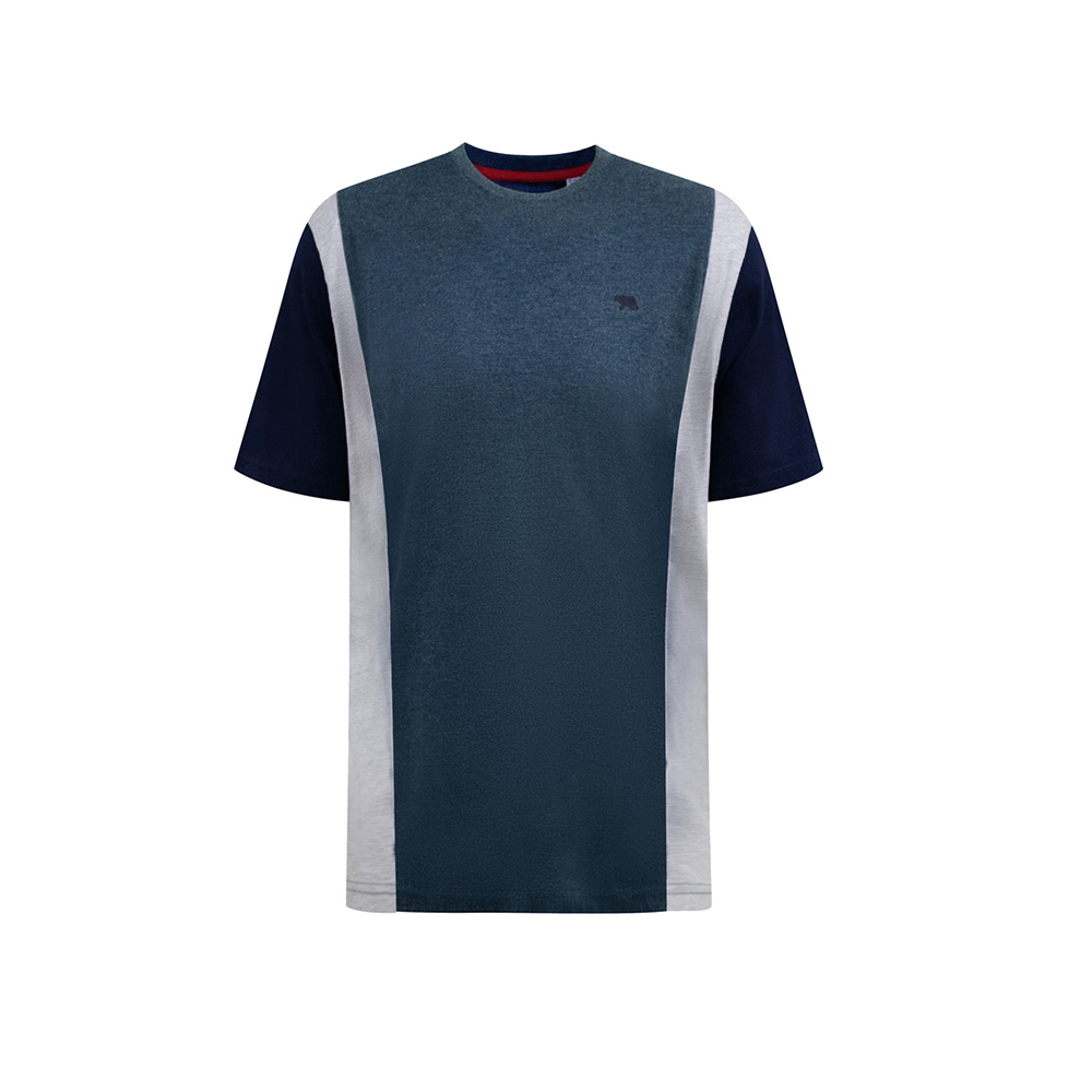 D555 - Neath Cut and Sew Tee Blue