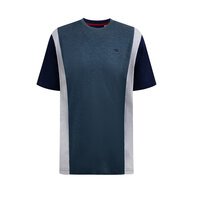 D555 - Neath Cut and Sew Tee Blue