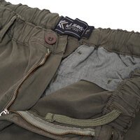 KAM - Elasticated Cargo Shorts Khaki