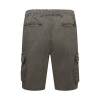 KAM - Elasticated Cargo Shorts Khaki
