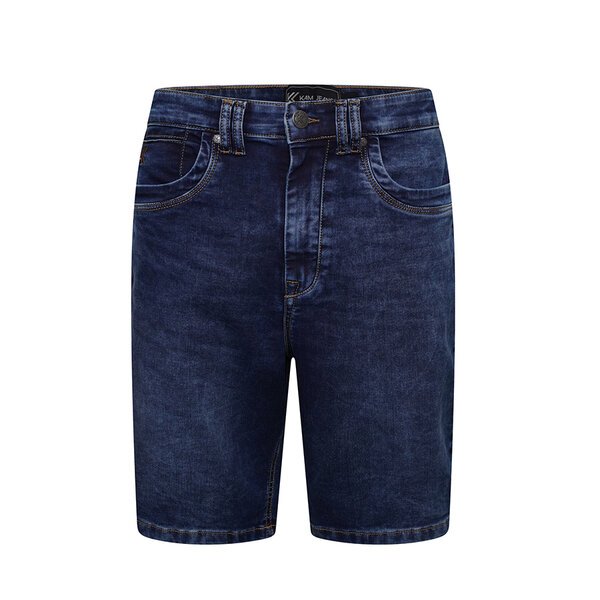 KAM - PEPE Stretch Denim Shorts Navy Mid Wash-shop-by-brands-Beggs Big Mens Clothing - Big Men's fashionable clothing and shoes