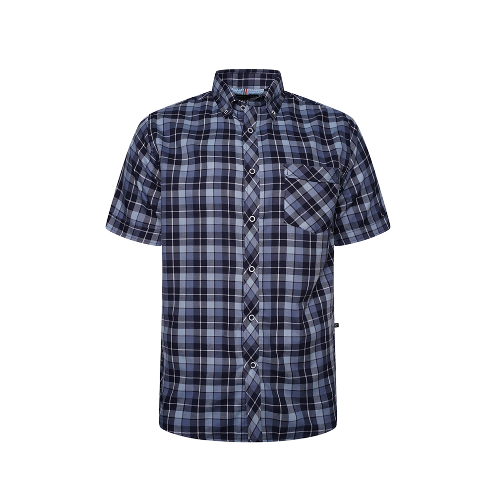 KAM - Classic Check Cotton SS Shirt 