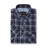 KAM - Classic Check Cotton SS Shirt 