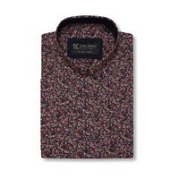 KAM - Mini Floral Pattern Premium Cotton SS Shirt