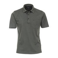 CASA MODA - Cotton Mix Marle Weave Fashion Polo with Pocket