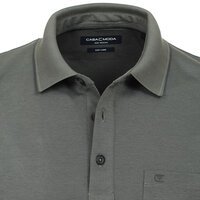CASA MODA - Cotton Mix Marle Weave Fashion Polo with Pocket