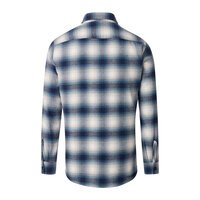 Casa Moda Check Over Shirt LS Blue