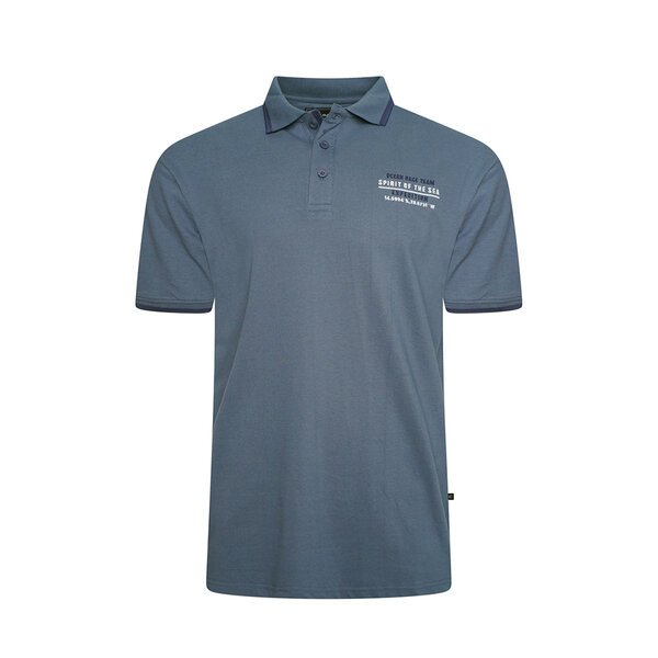 KAM - Ocean Race Team Polo Indigo-shop-by-brands-Beggs Big Mens Clothing - Big Men's fashionable clothing and shoes