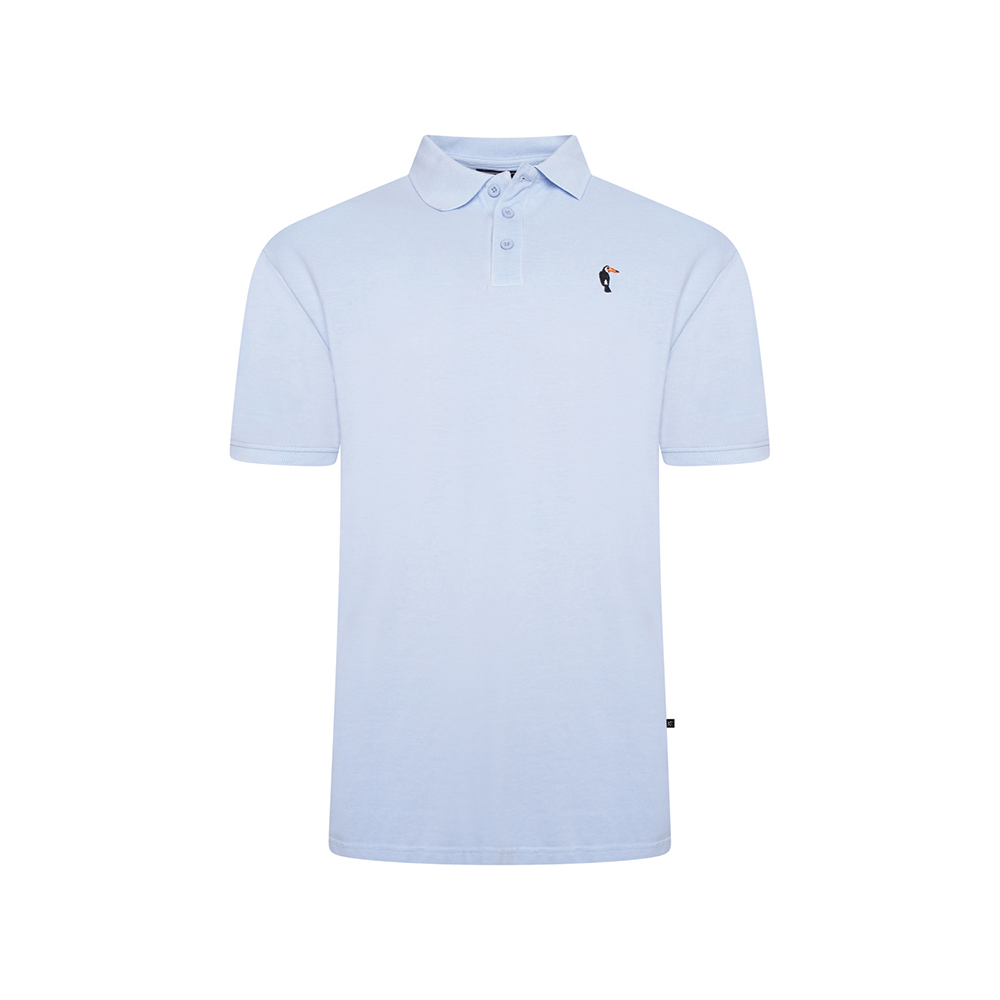 KAM - Bird Logo Polo Sky