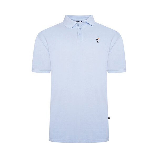 KAM - Bird Logo Polo Sky-shop-by-brands-Beggs Big Mens Clothing - Big Men's fashionable clothing and shoes