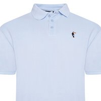 KAM - Bird Logo Polo Sky
