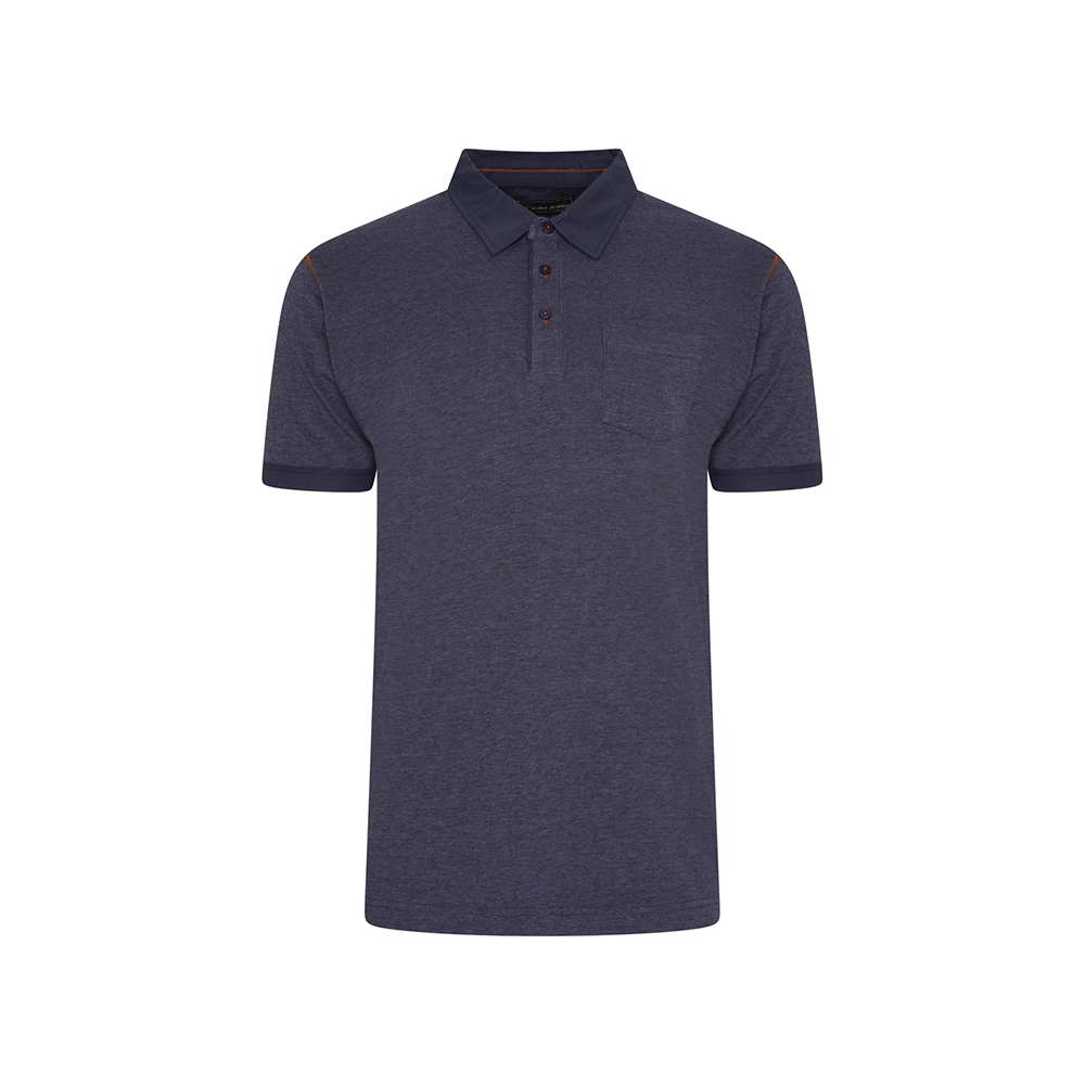 KAM - Indigo Washed Polo Moonlight