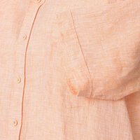 CASA MODA - Linen Short Sleeve Shirt Tangerine