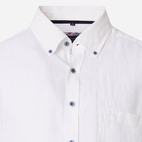 CASA MODA - Linen Short Sleeve Shirt White