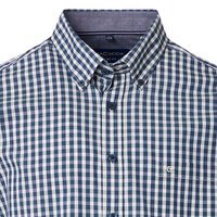 Casa Moda Gingham Check LS Shirt Navy