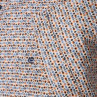 Casa Moda Orange Circle SS Shirt