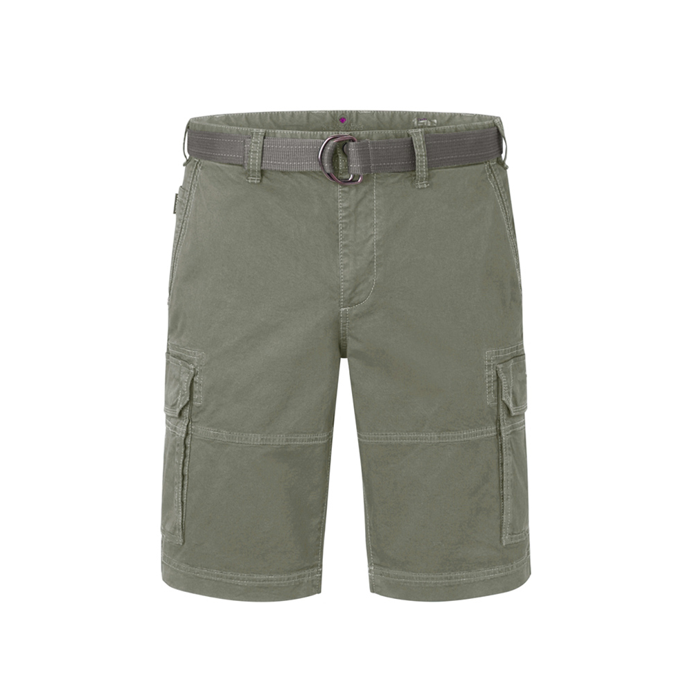 REDPOINT - Ottawa Stretch Cargo Short With Belt Olive