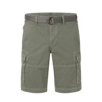 REDPOINT - Ottawa Stretch Cargo Short With Belt Olive