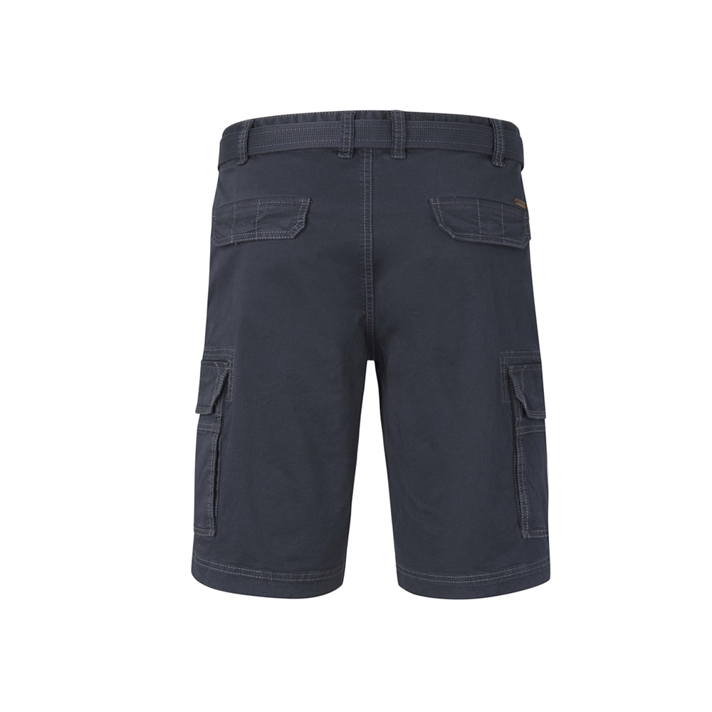 REDPOINT - Ottawa Stretch Cargo Short With Belt Navy