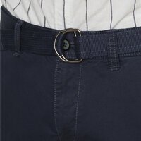 REDPOINT - Ottawa Stretch Cargo Short With Belt Navy