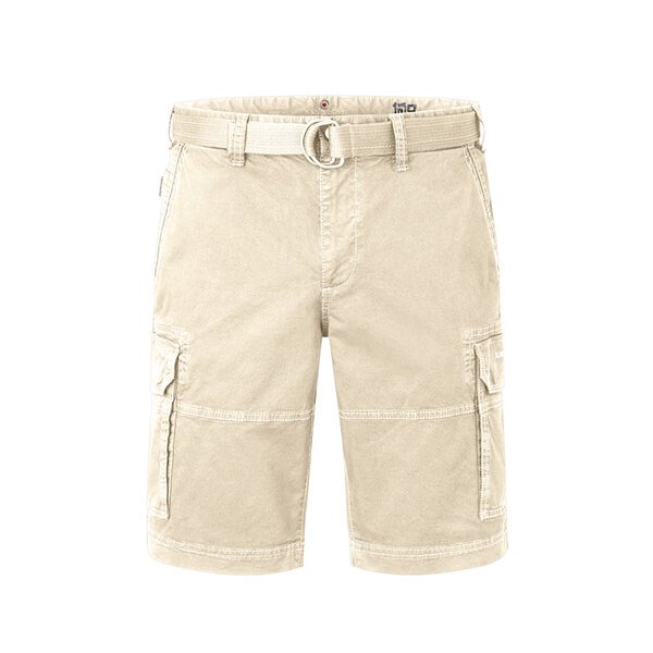REDPOINT - Ottawa Stretch Cargo Short With Belt Beige-shop-by-brands-Beggs Big Mens Clothing - Big Men's fashionable clothing and shoes