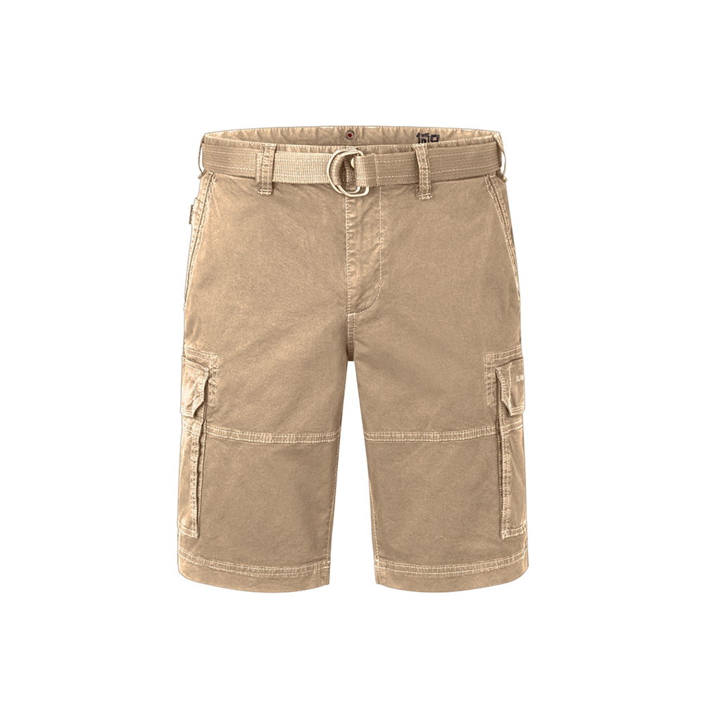 REDPOINT - Ottawa Stretch Cargo Short With Belt Sand