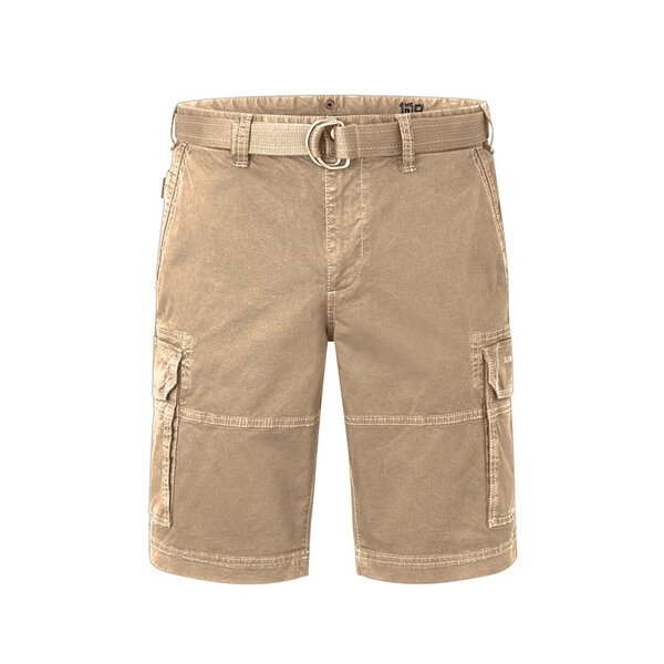 REDPOINT - Ottawa Stretch Cargo Short With Belt Sand-shop-by-brands-Beggs Big Mens Clothing - Big Men's fashionable clothing and shoes
