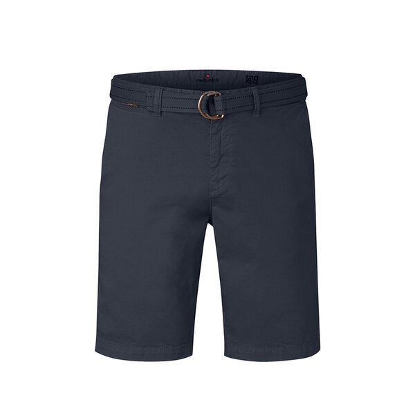 REDPOINT - Surrey Stretch Chino Short With Belt Navy-shop-by-brands-Beggs Big Mens Clothing - Big Men's fashionable clothing and shoes