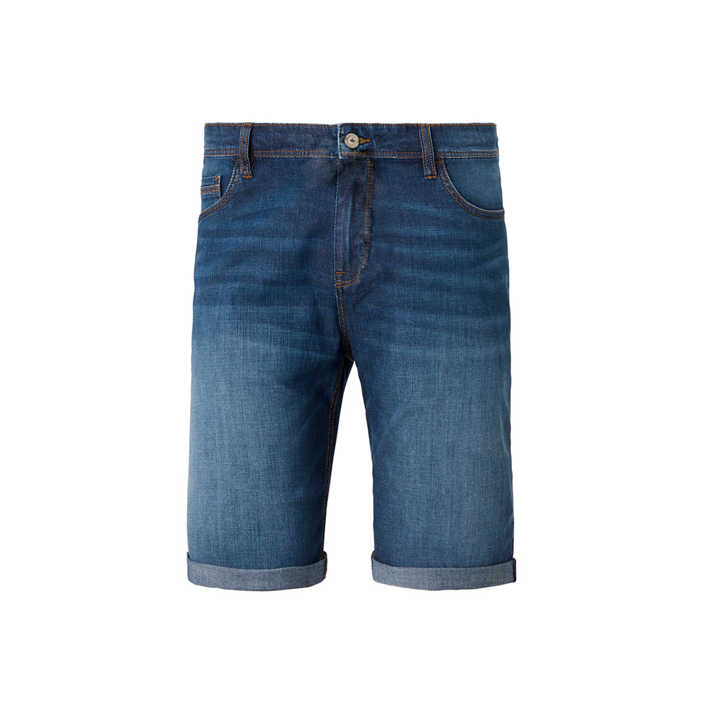 REDPOINT - Markham Stretch Denim Short Dark Blue