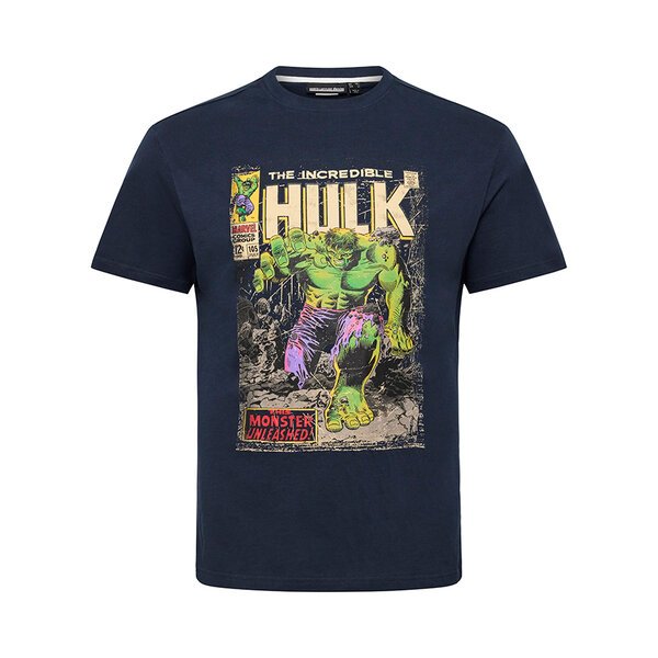 NORTH LATITUDE - The Incredible Hulk Tee Navy-shop-by-brands-Beggs Big Mens Clothing - Big Men's fashionable clothing and shoes
