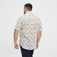 NORTH LATITUDE - Linen Palm Tree SS Shirt Off White