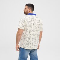 NORTH LATITUDE - Shark Pattern Stretch Cotton Polo Off White