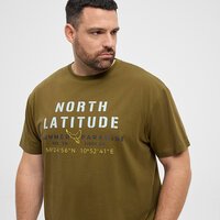 NORTH LATITUDE - Summer Paradise Print Tee Army Green