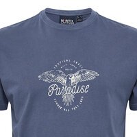 NORTH LATITUDE - Paradise Print Tee Mid Blue