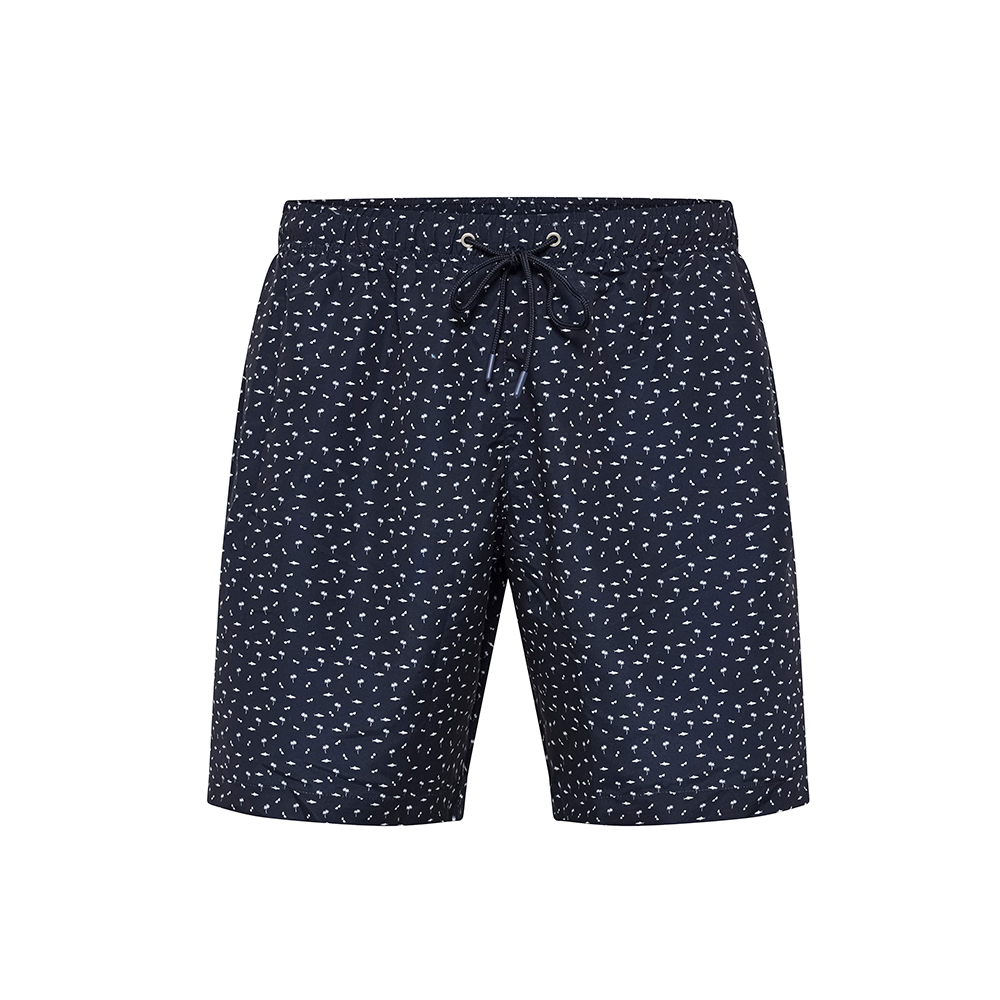 NORTH LATITUDE - Shark Print Swim Tog Navy