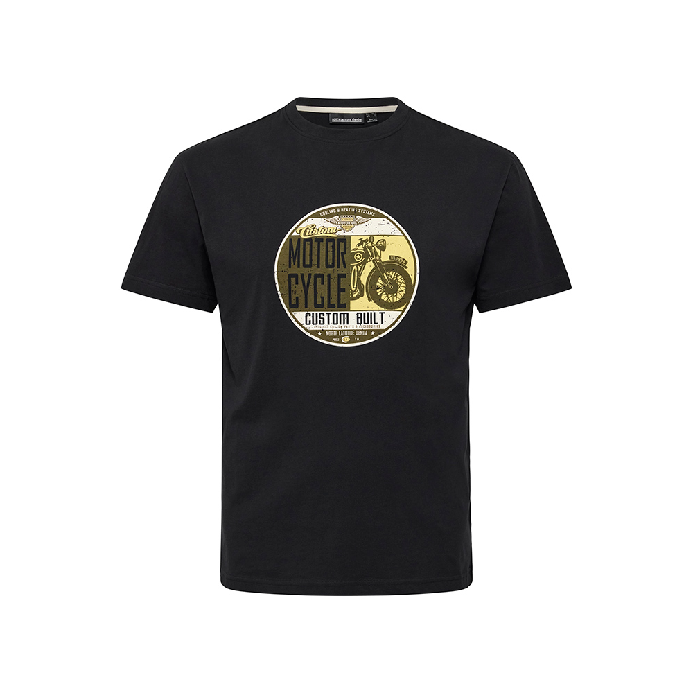 NORTH LATITUDE - Motor Bike Print Tee