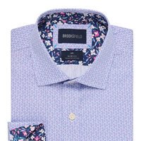 BROOKSFIELD - Stretch Cotton Abstract Pattern Lilac