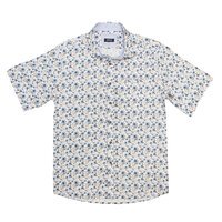 BERLIN - Linen Palm Tree Print SS Shirt Multi