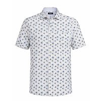 BERLIN - Linen Palm Tree Print SS Shirt Multi