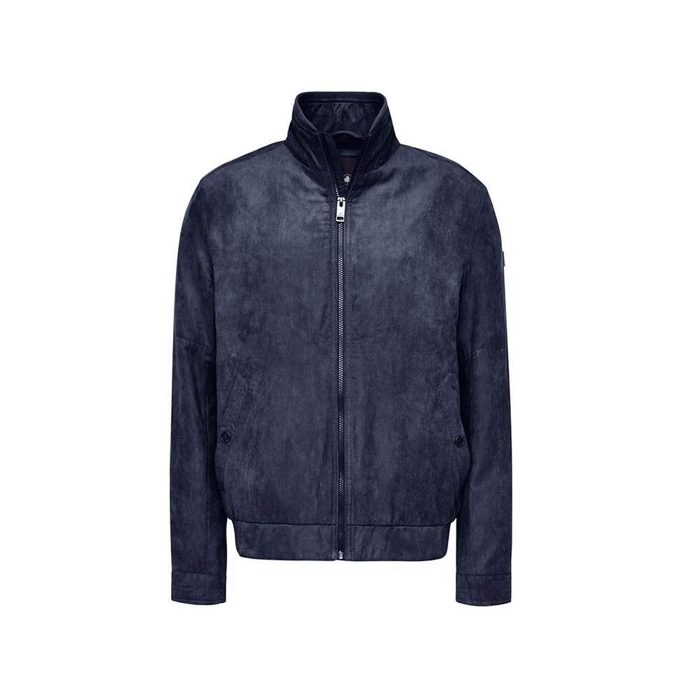 REDPOINT - Terence Faux Suede Casual Jacket Navy