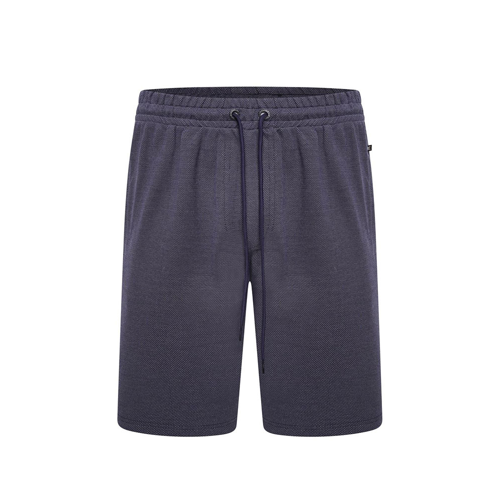 KAM - Textured Lounge Shorts Indigo
